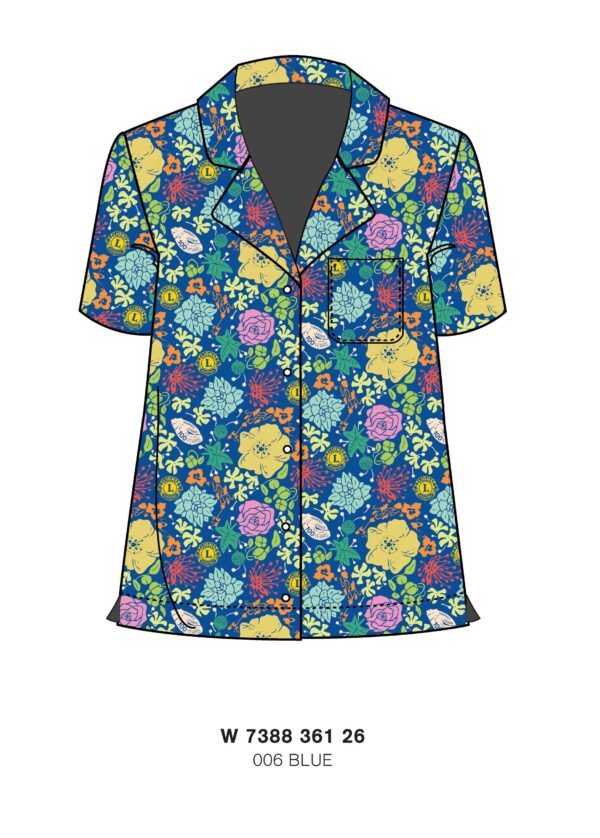 Womens Hawaii Lions 100 Years - Aloha Shirt