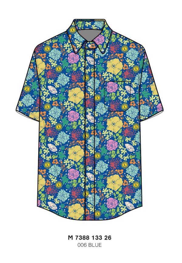 Mens Hawaii Lions 100 Years - Aloha Shirt